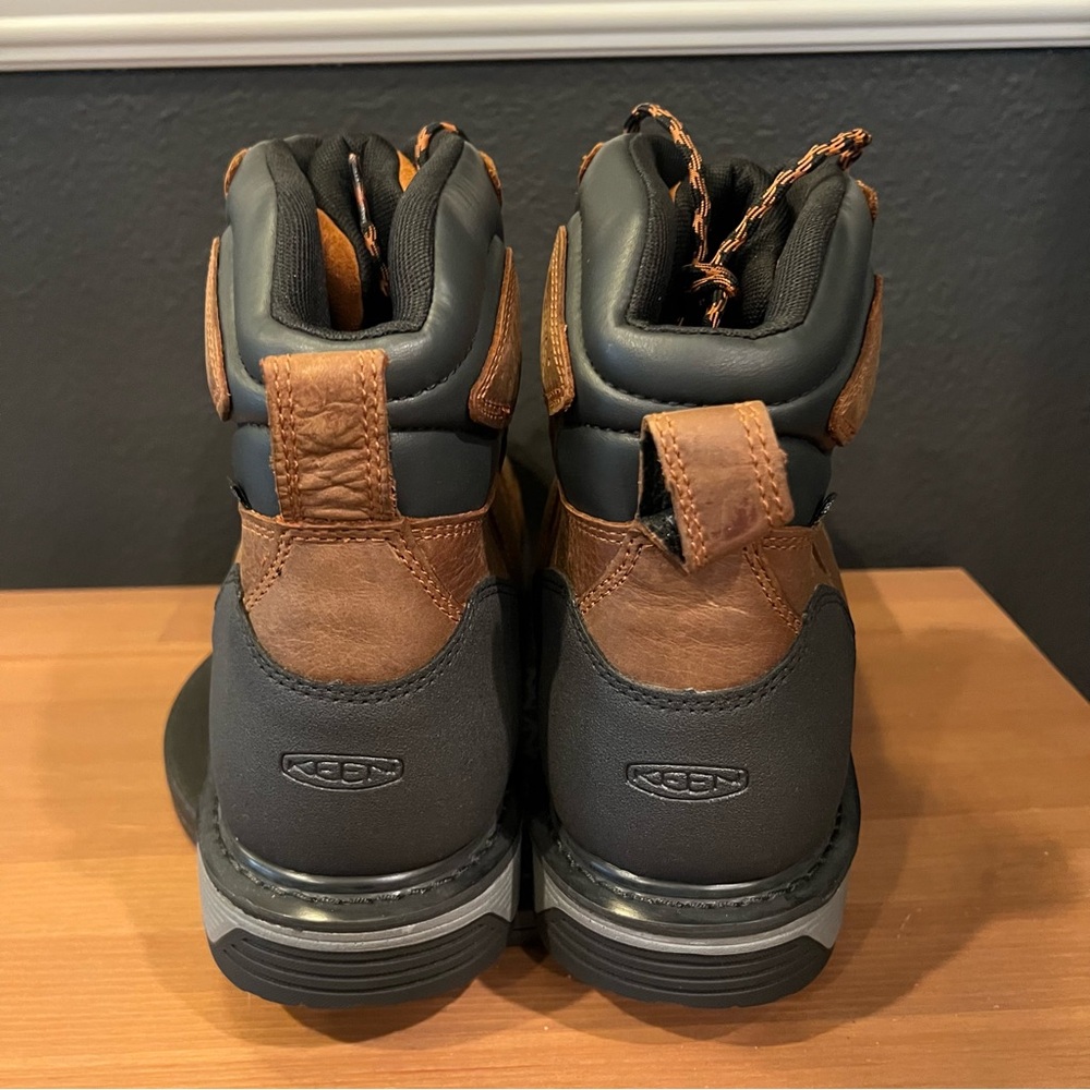 Keen Camden Men’s Brown Waterproof 6”Carbon Fiber Toe Utility Work Boots 15 D - Picture 3 of 8